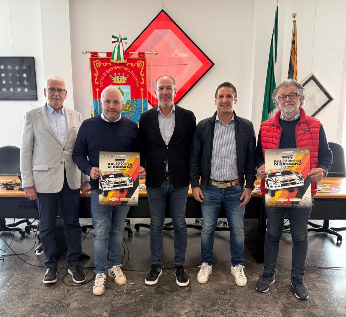 Presentazione dell'edizione del Rally Città di Bassano